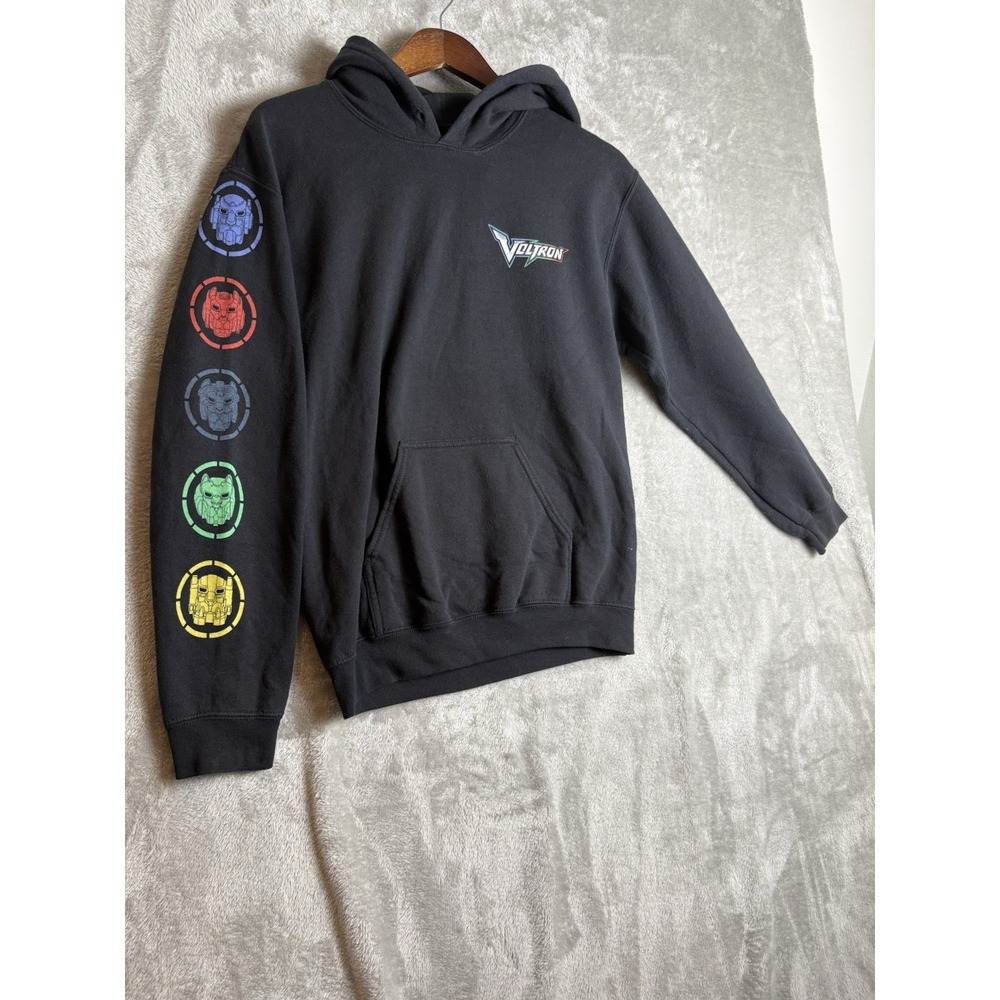 VOLTRON Legendary Defender Hoodie Black Pullover Adult Size Small - Picture 14 of 16